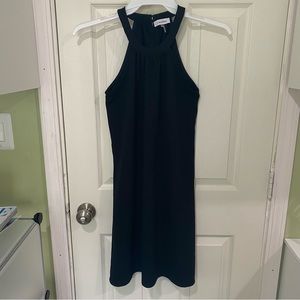 Calvin Klein Black Halter Neck Dress size 2